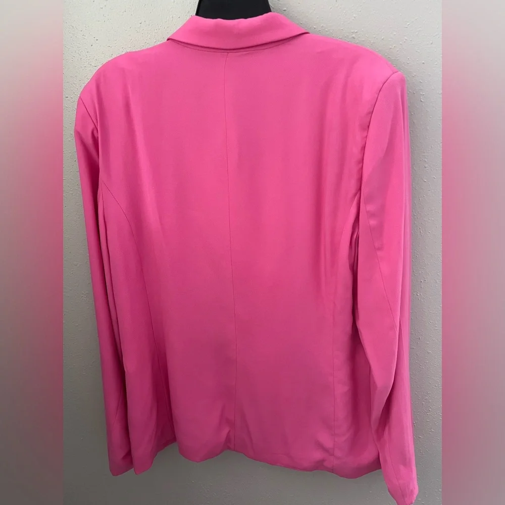 Bardot Parisienne Double Breasted Blazer in Pink Pop Size XL New